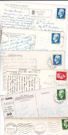 Oblitération De Monaco Sur Care Postale - Briefe U. Dokumente