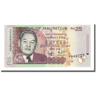 Billet, Mauritius, 25 Rupees, 1999, KM:49a, NEUF - Mauricio