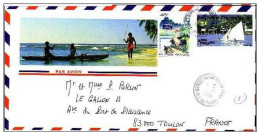 Pli Polynésie Circulé 13 11 1989. - Covers & Documents