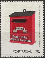 PORTUGAL 1993 Post Boxes - 70e. - 19th-century Wall-mounted Box For Railway Travelling Post Office FU - Gebraucht