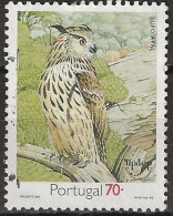 PORTUGAL 1993 Endangered Birds Of Prey - 70e. - Eagle Owl FU - Oblitérés