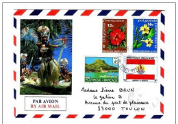 Pli   Polynésie  16 06 1998. - Storia Postale