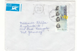 Israël - Lettre De 1988 - Oblit Tel Aviv - Anne Frank - - Briefe U. Dokumente