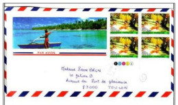 Pli Polynésie 28 04 1989. - Covers & Documents