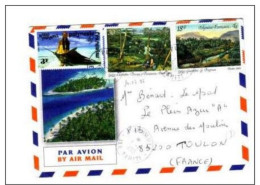 Pli Polynésie 01 07 96. - Covers & Documents