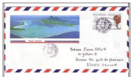 Pli  Polynésie Eric Bisschop. 02 05 1989. - Lettres & Documents