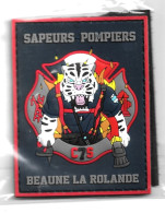 Ecusson PVC SAPEURS POMPIERS BEAUNE LA ROLANDE 45 - Pompiers