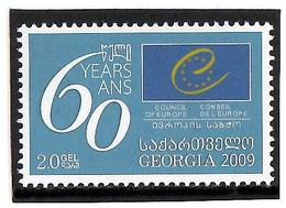 Georgia 2009 , Council Of Europe-60. 1v: 2.0  Michel #577 - Géorgie