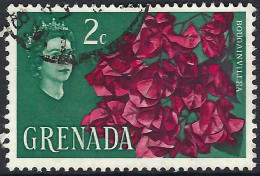 GRENADA 1966 QEII 2c Multicoloured, Bougainvillea SG232 Used - Grenada (...-1974)