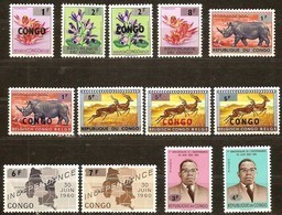Congo 1964 OCBn° 532-544 *** MNH Cote 20 Euro Timbres Surchargés - Other & Unclassified