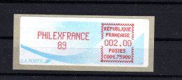 Atm  Frama Crouzet Vignettes Distributeur  Frankreich France Philexfrance Mint Mnh - 1988 « Comète »