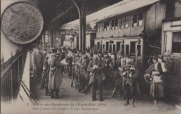 Grève Des Cheminots De L'Ouest -Etat 1910 Débarquement Des Troupes à La Gare De Montparnasse - Sciopero