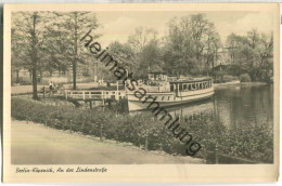 Berlin-Köpenick - An Der Lindenstrasse - Foto-Ansichtskarte - Fahrgastschiff Libelle - Verlag Kurt Mader Berlin - Koepenick