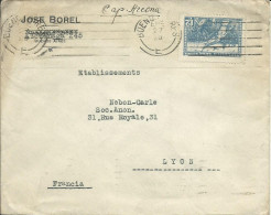 ARGENTINE LETTRE 12c BUENOS AIRES POUR LYON ( RHONE ) DE 1931 LETTRE COVER - Cartas & Documentos