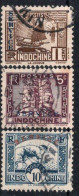 INDOCHINE Timbres De Service N°1, 5 & 7 Oblitérés TB Cote : 3€50 - Andere & Zonder Classificatie