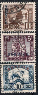 INDOCHINE Timbres De Service N°1, 5 & 7 Oblitérés TB Cote : 3€50 - Autres & Non Classés