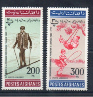 Afghanistan,  N° Yvert  PA 52A, 52B, MI  850A, 851A, **, - Afghanistan