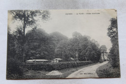 Cpa 1917, Guines, La Forêt, Allée D'arrivée, Pas De Calais 62 - Guines