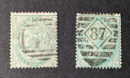 Grande Bretagne Oblitérés N YT 53 Pl 9,10 - Used Stamps