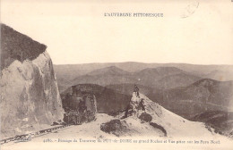 FRANCE - Passage Du Tramway Du Puy De Dome Au Grand Rocher Et Vue Prise Sur Les Puys Nord - Carte Postale Ancienne - Other & Unclassified