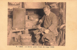 METIERS - Le Dernier Potier D'étain De Liège (1926) - Carte Postale Ancienne - Craft