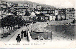 MONACO -- MONTE CARLO -- CPA --  Le Boulevard De La Condamine - La Condamine