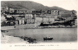 MONACO -- MONTE CARLO -- CPA -- Boulevard De La Condamine - Les Hôtels - La Condamine