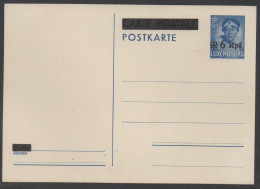 LUXEMBOURG - III REICH / 1940 ENTIER POSTAL D' OCCUPATION SURCHARGE 6rpf/25c BLEU (ref 6621) - 1940-1944 Deutsche Besatzung