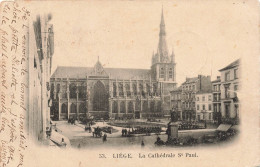 BELGIQUE - Liège - Vue Générale De La Cathédrale Saint Paul - Carte Postale Ancienne - Liege