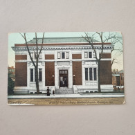 NON-CIRCULATED POSTCARD - USA - BROOKLYN PUBLIC LIBRARY, BEDFORD BRANCH, BROOKLYN, N.Y. - Bibliotheken