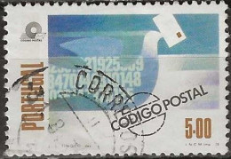 PORTUGAL 1978 Introduction Of Post Code - 5e. - Pigeon With Letter FU - Usado