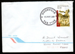 AUSTRALIA - Lettre De Huonville Pour La France 2001 - Covers & Documents