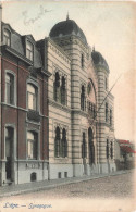 BELGIQUE - Liège - Vue Générale De La Synagogue - Colorisé - Carte Postale Ancienne - Liege