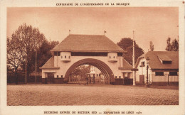 BELGIQUE - Liège - Exposition De Liège - Deuxième Entrée Du Secteur Sud - Carte Postale Ancienne - Liege