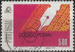 PORTUGAL 1978 Introduction Of Post Code - 5e. - Pen Nib And Post Codes FU - Oblitérés