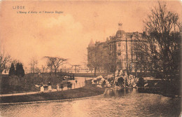 BELGIQUE - Liège - L'étang D'Avroy Et L'avenue Rogier - Carte Postale Ancienne - Lüttich