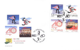 2023 - ANNIVERSARIES - FLAGS - FDC - Buste