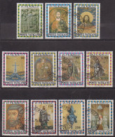 Année Sainte - VATICAN - Mosaiques  - N° 582 à 592 - 1975 - Gebraucht