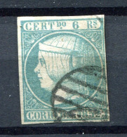1852.ESPAÑA.EDIFIL 16(o).USADO.PARRILLA.CATALOGO 700€ - Unused Stamps