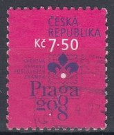 CZECH REPUBLIC 497,used,falc Hinged - Usados