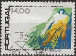 PORTUGAL 1978 30th Anniversary Of Declaration Of Human Rights - 14e Symbolic Figure FU - Gebraucht