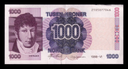 Noruega Norway 1000 Kroner 1998 Pick 45b Ebc Xf - Noruega