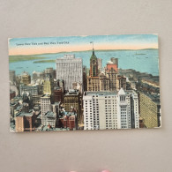 NON-CIRCULATED POSTCARD - USA - LOWER NEY YORK AND BAY, NEY YORK CITY - Viste Panoramiche, Panorama