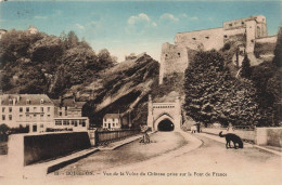 BELGIQUE - Bouillon - Vue De La Voûte Du Château Prise Sur Le Pont De France - Colorisé - Carte Postale Ancienne - Bouillon