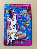 Mint USA UNITED STATES America ACMI Prepaid Telecard Phonecard, Larry Bird Series $50 Card (200EX), Set Of 1 Mint Card - Colecciones