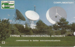CYPRUS(GPT) - CYTA Earth Station(complimentary), First Issue, CN : 1CYPA, Tirage 10000, Used - Cyprus