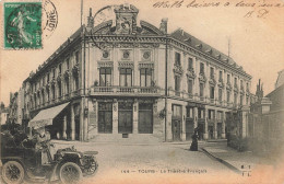 Tours * Façade Le Théâtre Français * Salle De Spectacle * Automobile Voiture Ancienne - Tours