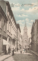 BELGIQUE - Blankenberge - Nouvelle église Et La Rue Du Moulin - Colorisé - Carte Postale Ancienne - Blankenberge