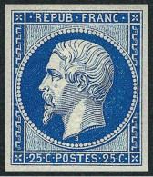 NAPOLEON N°10 25c Bleu NEUF** (REPRODUCTION) - 1852 Louis-Napoleon