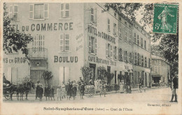 69 - RHÔNE - ST-SYMPHORIEN-D'OZON - Quai De L'Ozon - Hôtel Du Commerce BOULUD - Animation - 10991 - Saint-Symphorien-sur-Coise